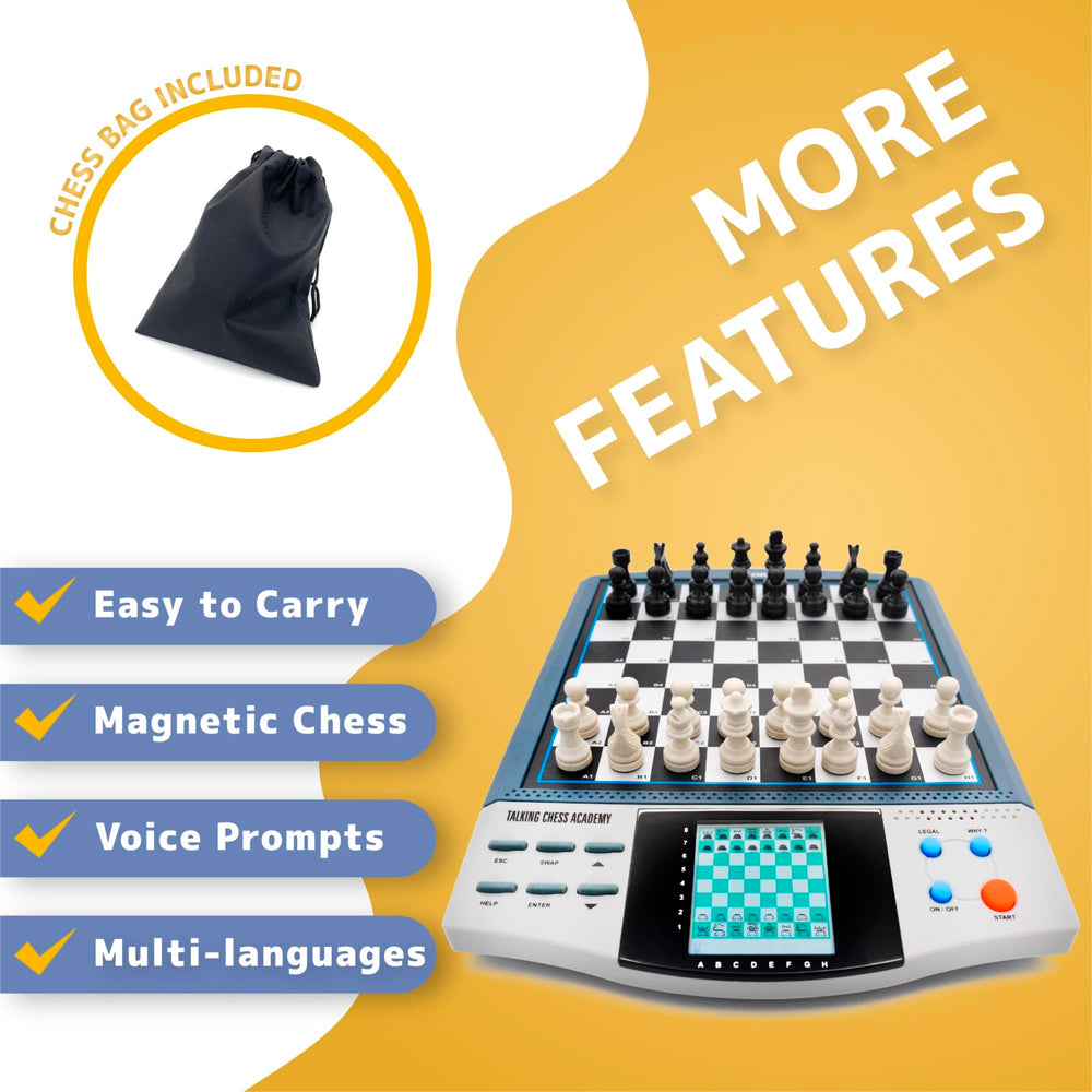 iCore Memory Chess Board in practice mode supporting learning