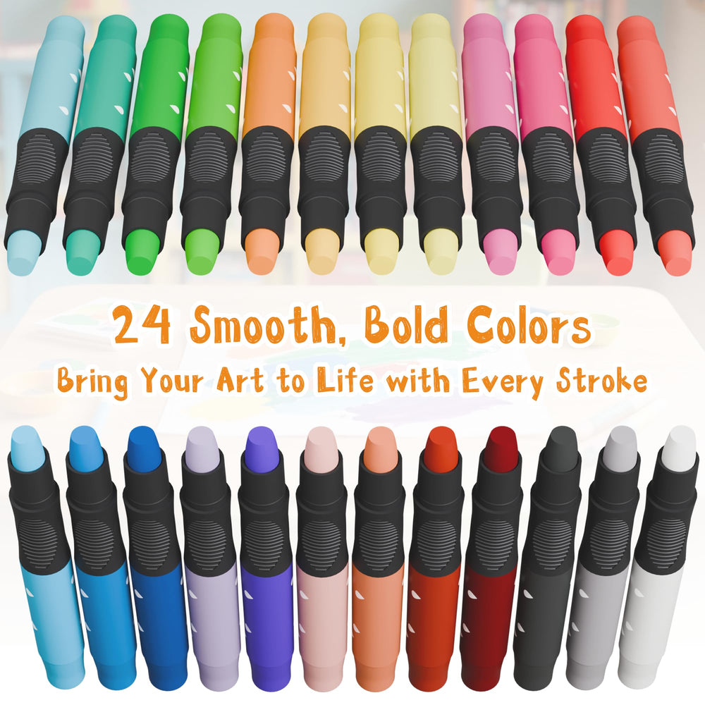 iCrayon washable design makes cleanup simple after any art session.