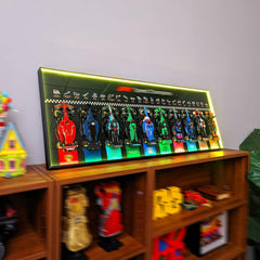 Perfect gift for LEGO fans and motorsport collectors seeking display options.