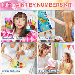 ICYANART Paint by numbers gift idea promotes creativity and screen-free fun