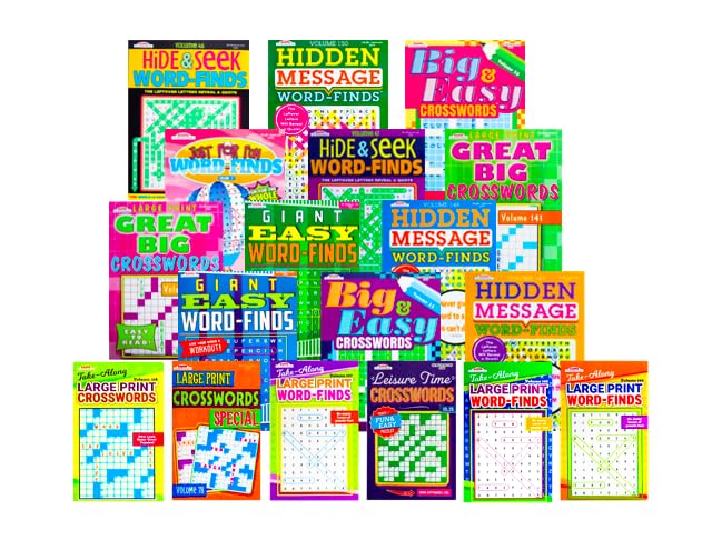 Idea Liftoff large wordfind 8x10 puzzles for adults, ideal for relaxed evenings.