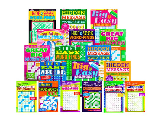 Idea Liftoff large wordfind 8x10 puzzles for adults, ideal for relaxed evenings.