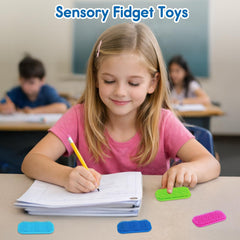 Idooss Sensory Fidget Strips on laptop showcase portable calm.