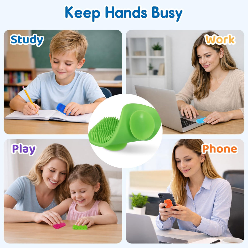 Idooss Sensory Fidget Strips paired together offer tactile engagement.