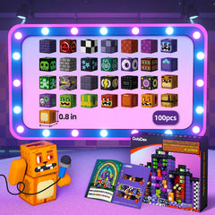 idoot magnetic building cubes showcase vibrant colors to spark imaginative STEM exploration.