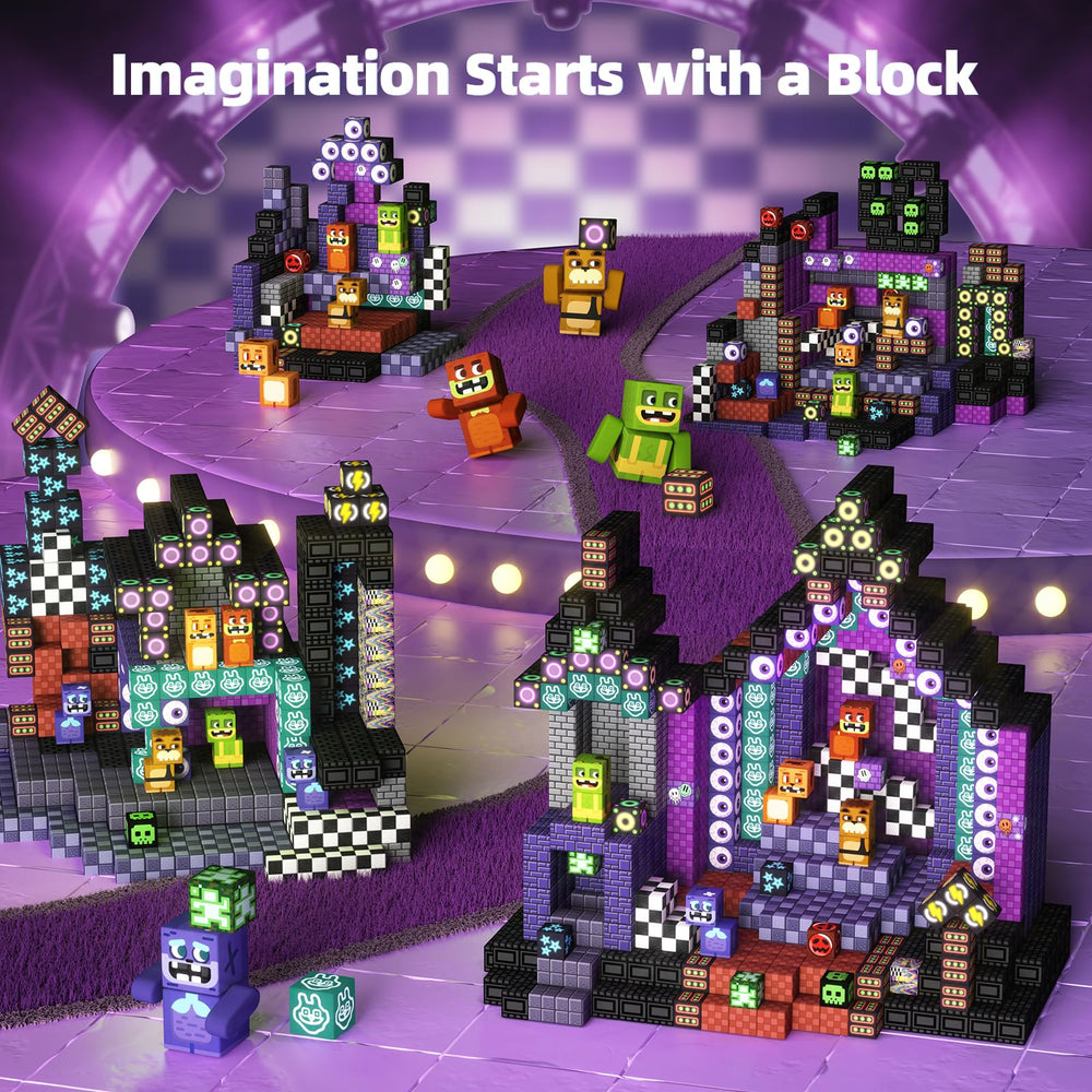 idoot monster bear magnets securely attach for easy building and quick disassembly.