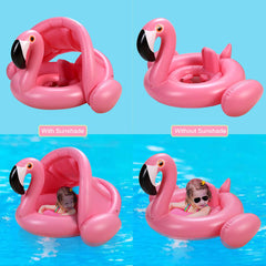 iefoah flamingo themed pool party invite for babies and toddlers