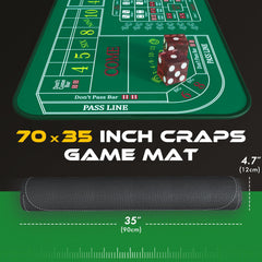 iEsstros 36-inch dice stick keeps pace with fast craps rounds at the table.