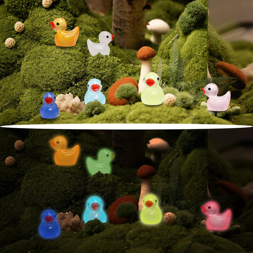 IEUHDKWL ducks used as cake toppers and tiny DIY figures