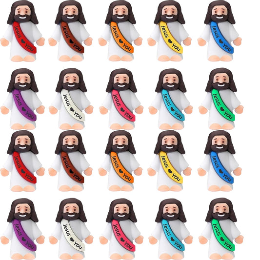 IEUHDKWL mini Jesus figures for Easter gifts add meaningful decoration and joy