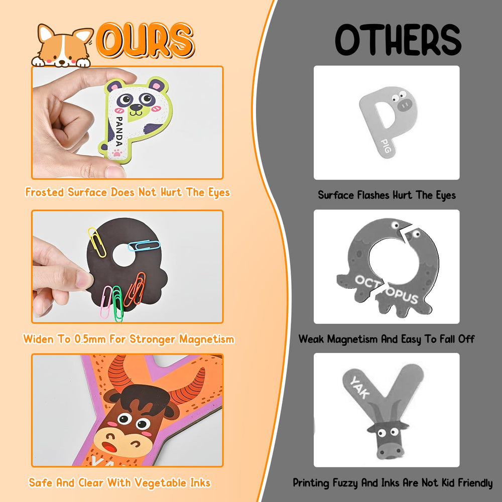 IFIYOOY magnets for kids with animal shapes stimulate concentration during playtime.