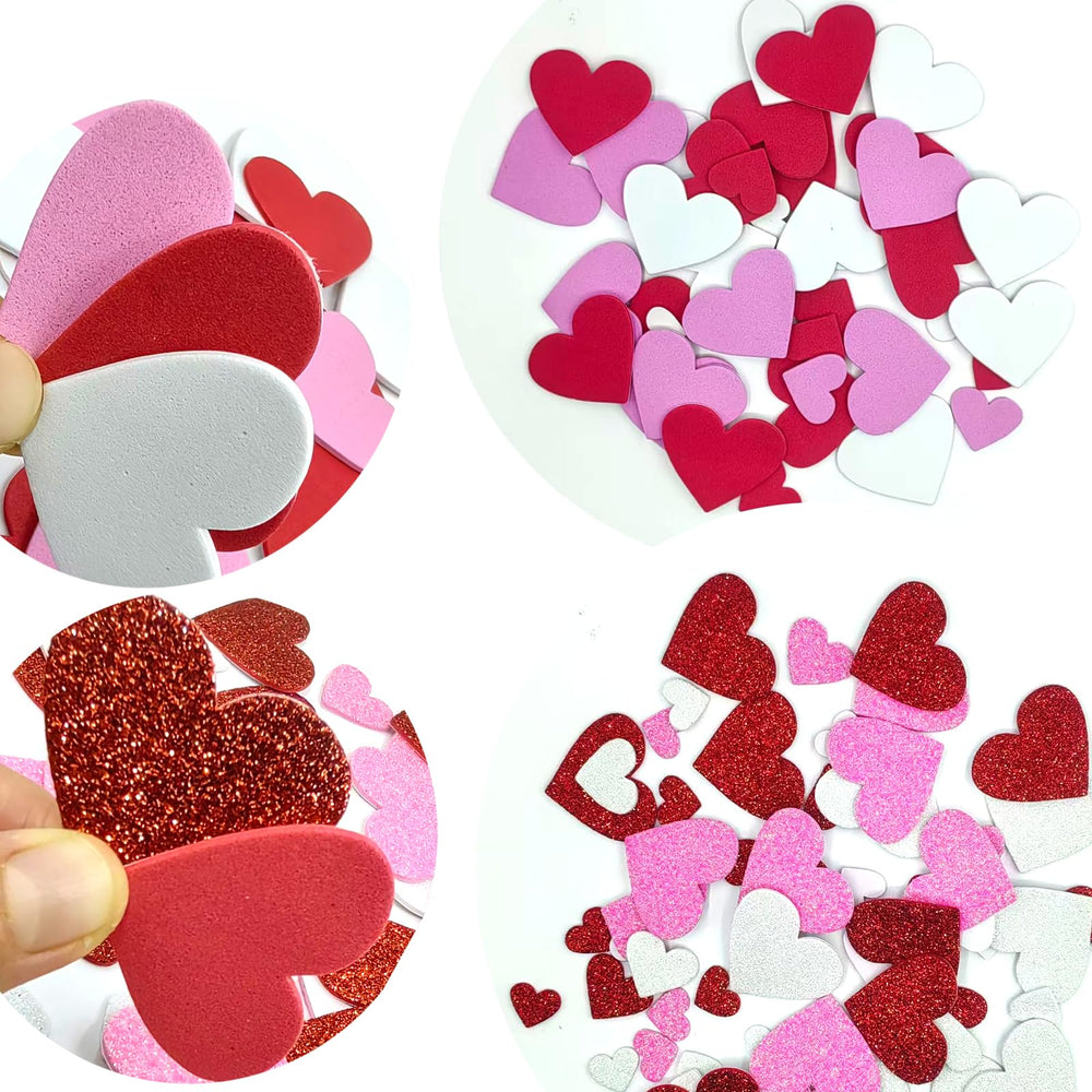 IFKEGON 3D puffy heart stickers add dimensional flair