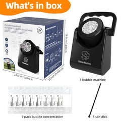 IFLOVE Bubble Machine battery-powered for cordless fun anywhere
