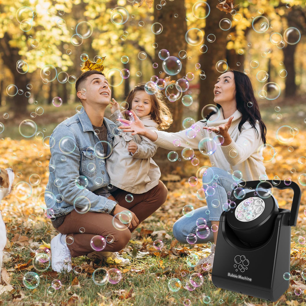 IFLOVE Bubble Machine easy operation for kids and parents