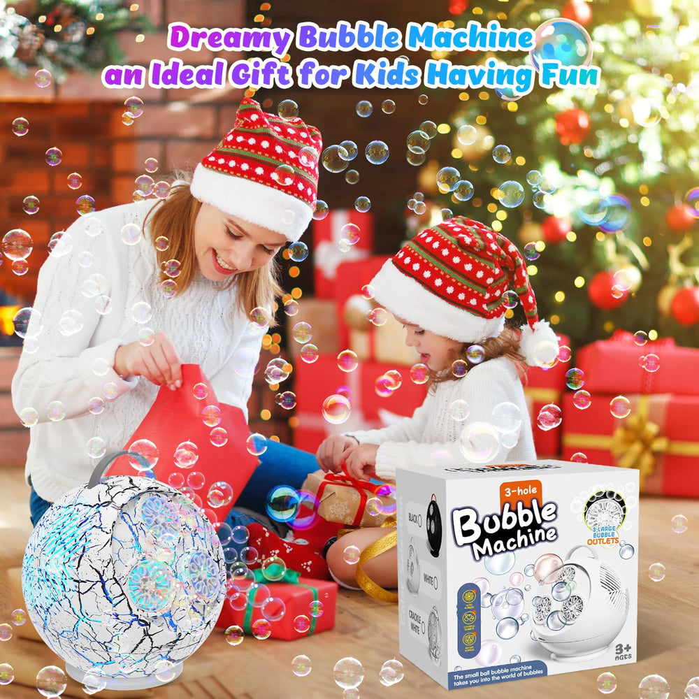 IFLOVE bubble machine offers multi-outlet options for customizable bubble levels