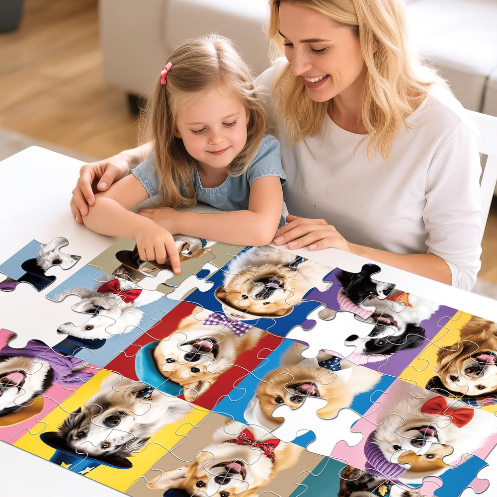 IFLOVE interactive family puzzle fosters teamwork and shared achievement.