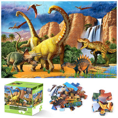 IFLOVE jumbo floor puzzle 48 pieces designed for easy-handed kids' floor play and learning.