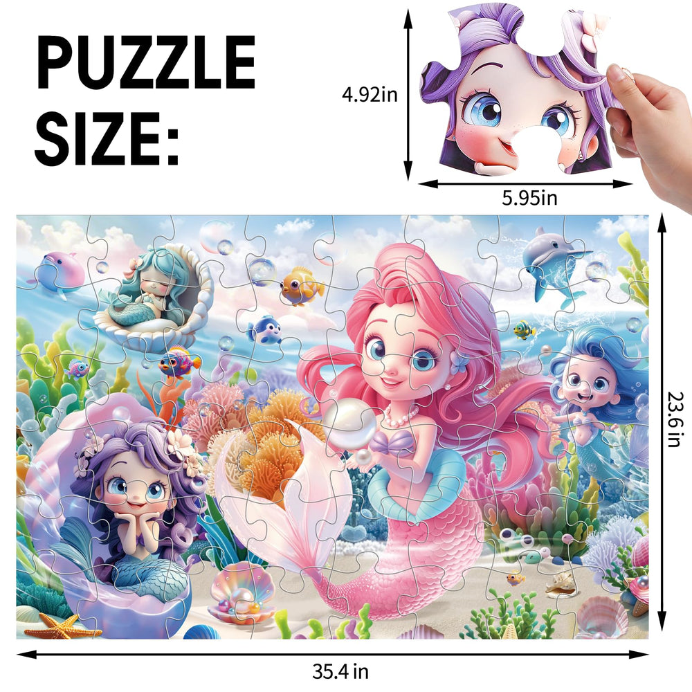 IFLOVE jumbo floor puzzle colorful corals promotes cognitive engagement during playtime