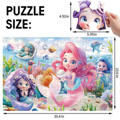 IFLOVE jumbo floor puzzle colorful corals promotes cognitive engagement during playtime