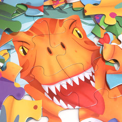 IFLOVE completed dinosaur scene shows vivid colors for visual recognition.