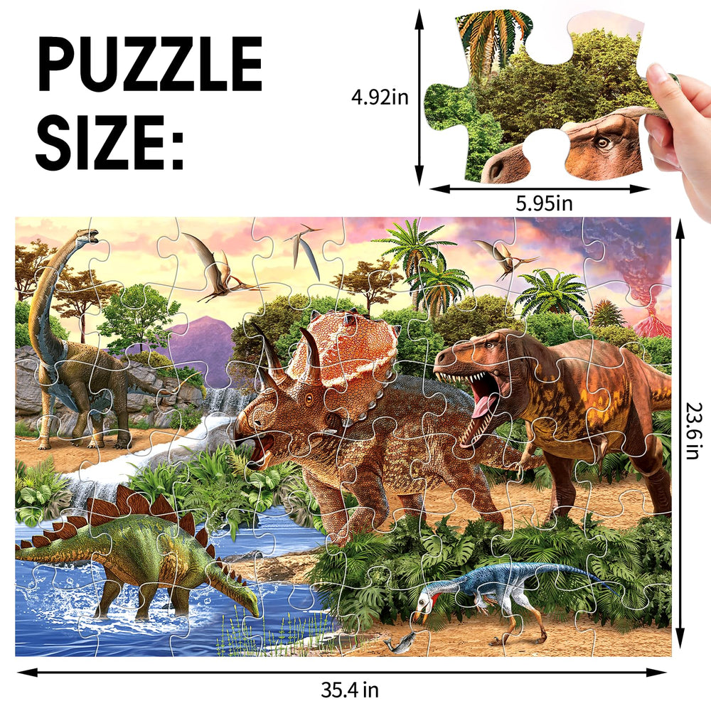 IFLOVE dinosaur habitats illustration invites imaginative play around swamps and volcanoes.