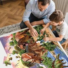 IFLOVE puzzle invites cooperative play when family or friends join to complete it.