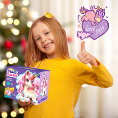 IFLOVE finished unicorn scene brings pride after completing a big puzzle