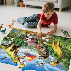 IFLOVE Jumbo Floor Puzzle kids improve spatial reasoning during assembly.