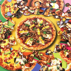 IFLOVE pizza-shaped design showing colorful slices and toppings for learning.