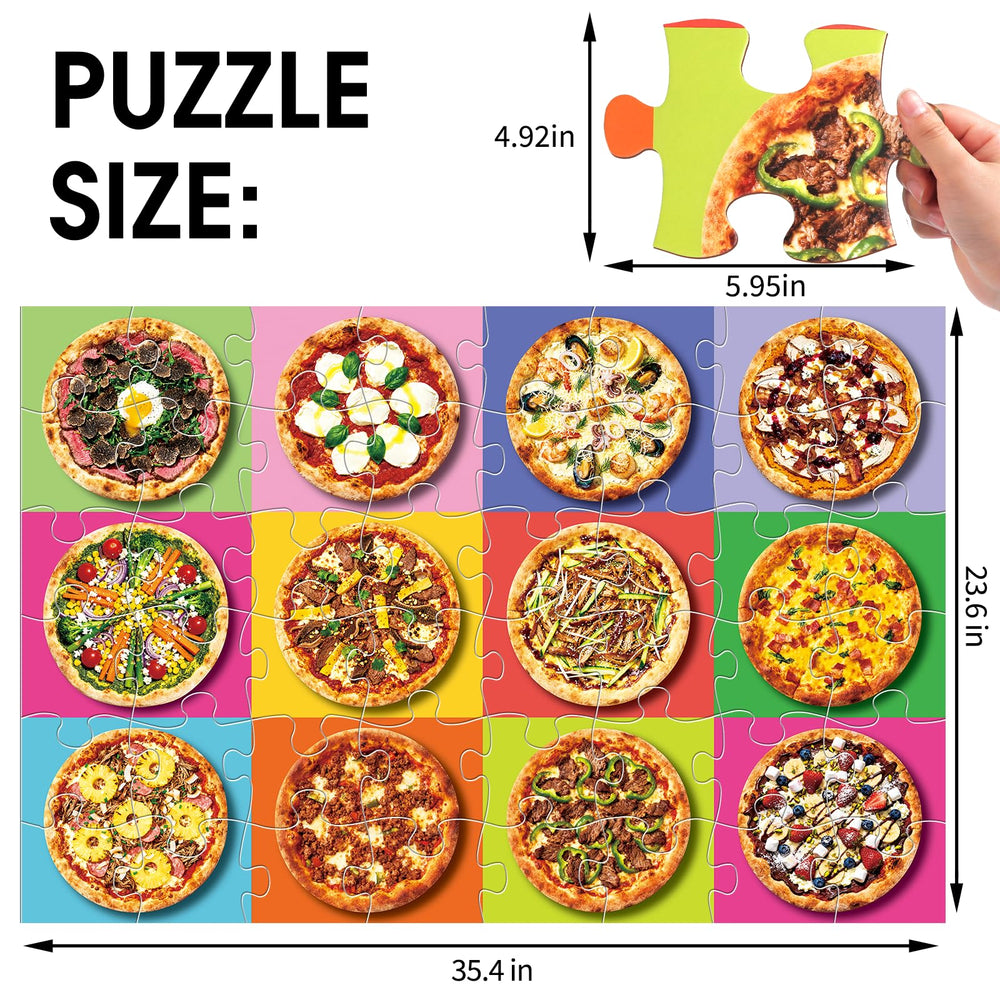 IFLOVE pizza toppings pattern pieces to help kids recognize ingredients.