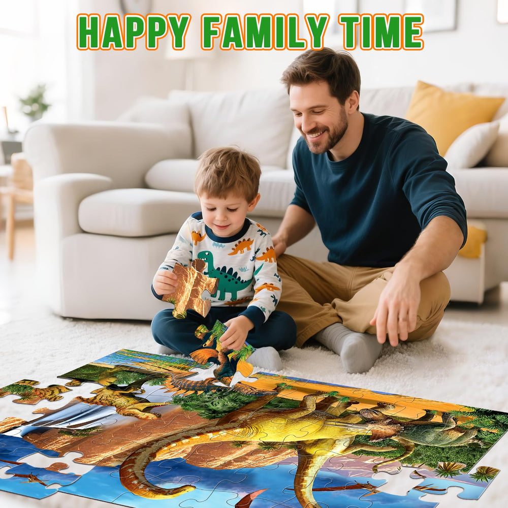 IFLOVE dinosaur theme stimulates pattern recognition and memory during assembly.