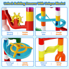 ifollower Colorful marbles pack ready for smooth rolling and fine motor skills.