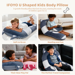 IFOYO kid animal cuddle pillow brightens bedrooms with cozy design