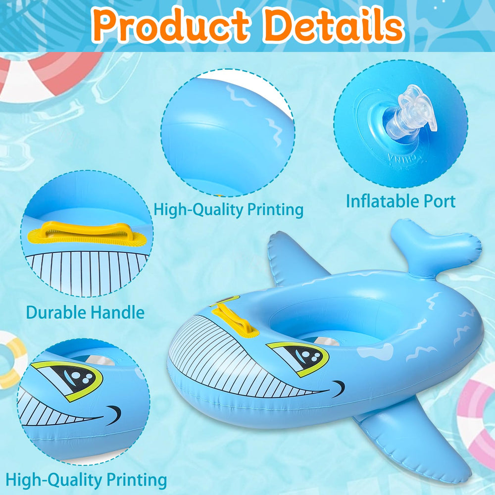iGeeKid dalmatian pool float stands out with bright spots and smiles