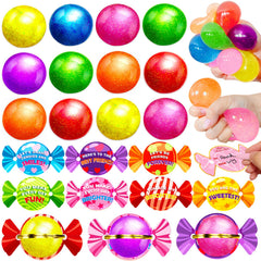 igeekid glitter stress ball red for tactile play and study breaks.