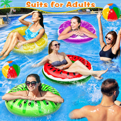 iGeeKid pineapple pool float for tropical vibes and water fun