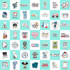 iGetooy nurse stickers on a phone for quick customization