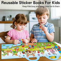 iGetooy portable sticker book with handle for travel