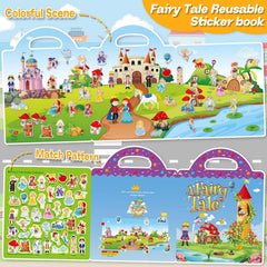 iGetooy sticker pack for toddlers, durable and reusable