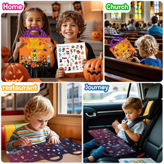 iGetooy portable handle and storage slot keep stickers organized.