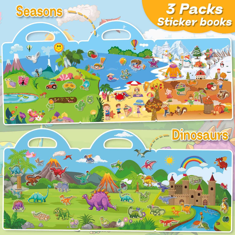 iGetooy igetooy-sticker-book-travel-activities: ideal for car rides and plane trips.
