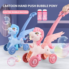 IGINOA bubble blower powered by batteries enables easy, portable outdoor fun.