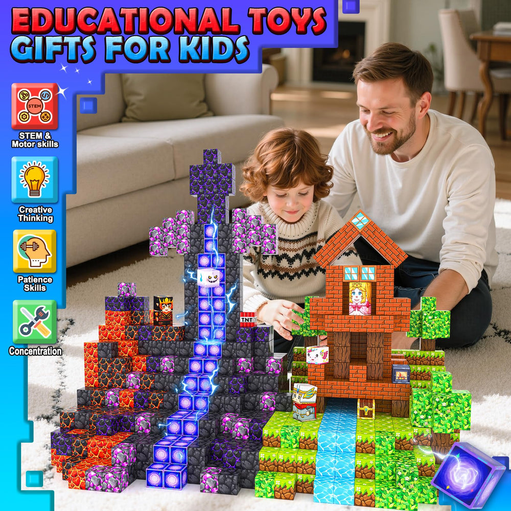 IGIVI Magnetic Blocks princess knights scene supporting creative storytelling