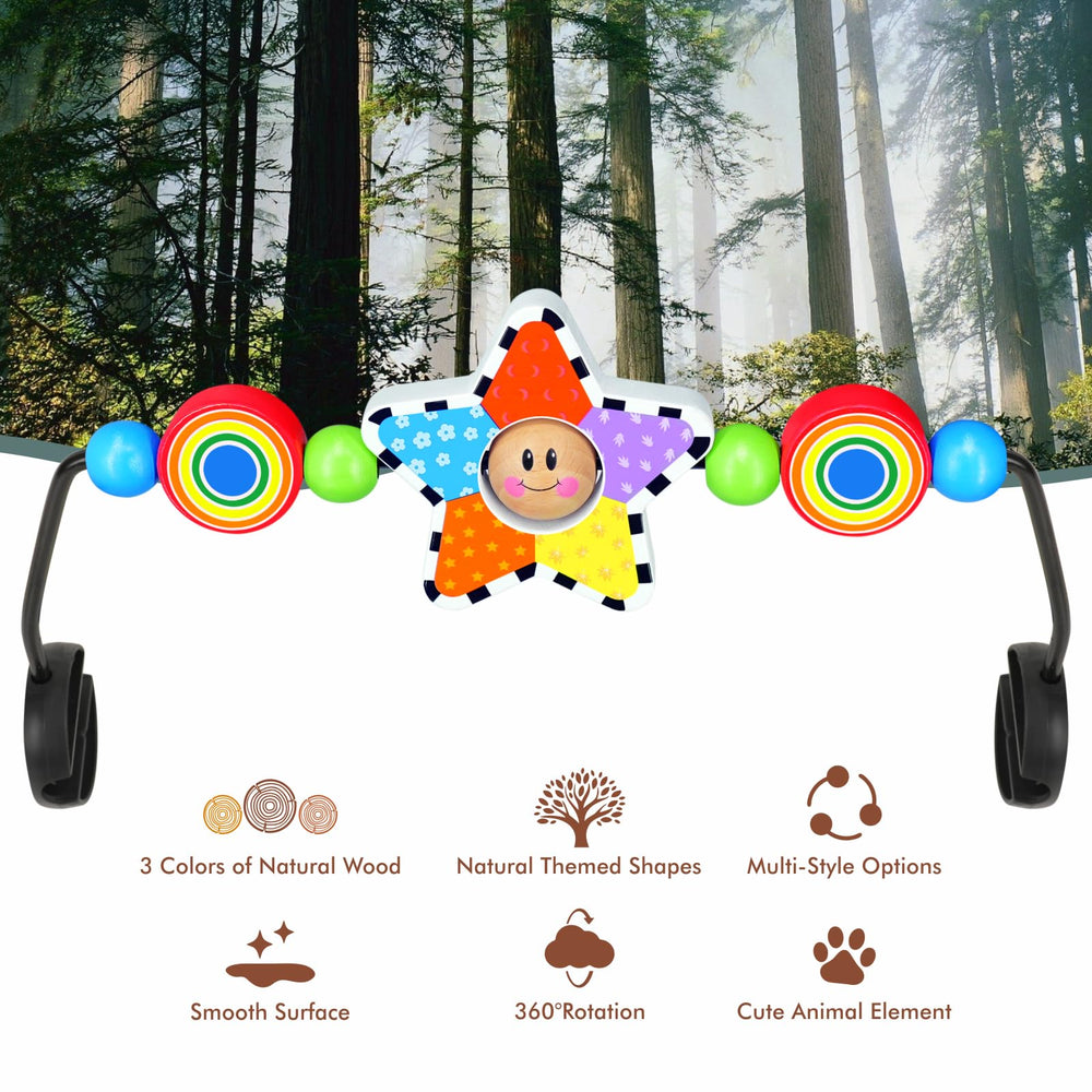 iGRATENS Toy Bar compatible with Bliss and Balance Soft Bouncers for versatile use