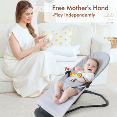 iGRATENS Natural Beech Wood bar offering safe, tactile play for babies