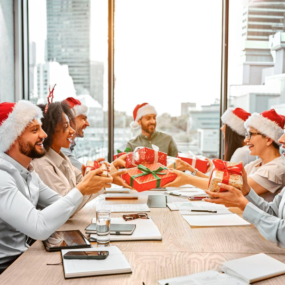 Iioscre Santa hat gift-ready packaging, perfect for gifting.