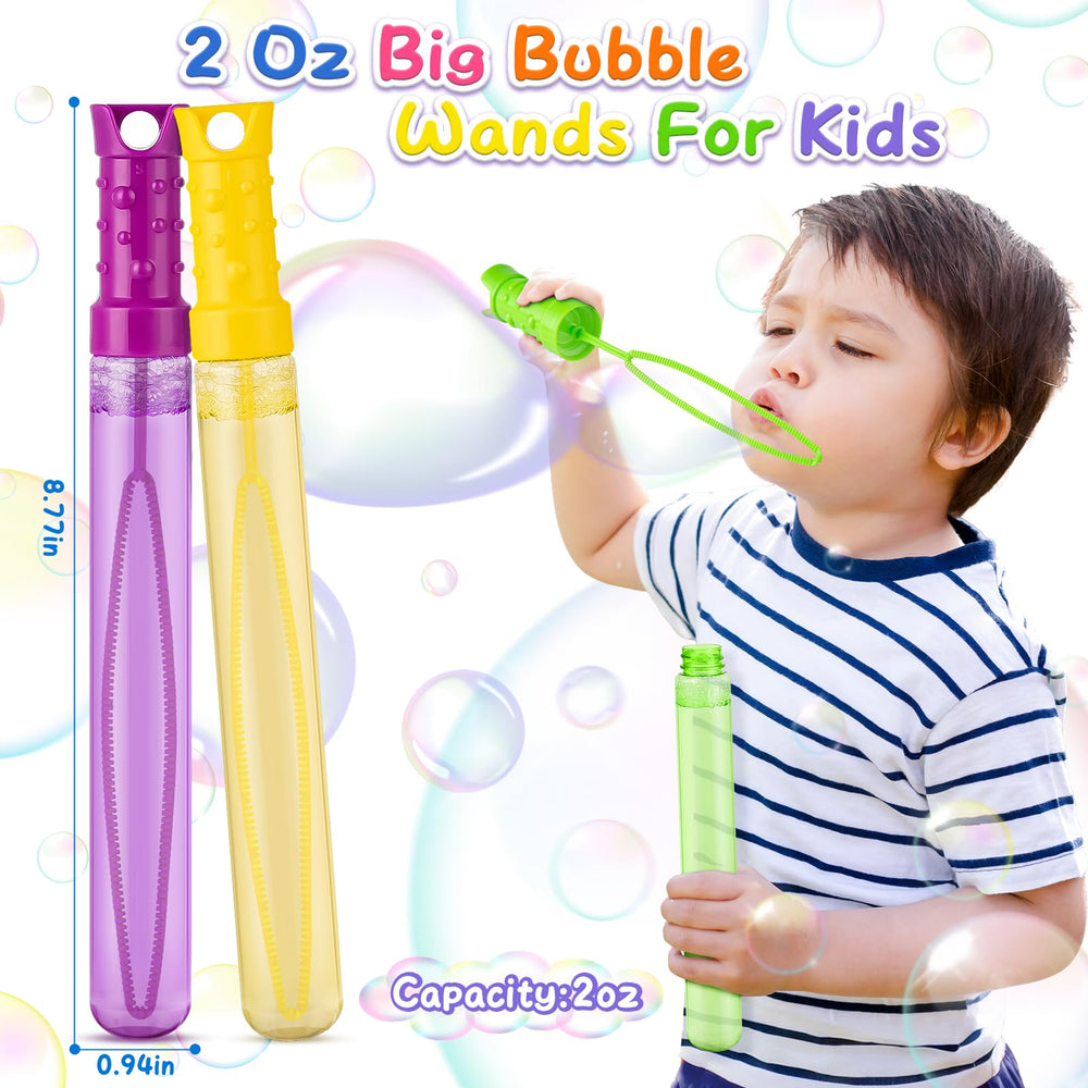 IJIGU 2-ounce bubble liquid in each wand for long-lasting fun