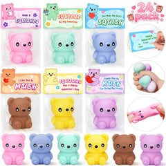 IJIGU valentines bear-card pair: classroom-friendly 3D bear and card.