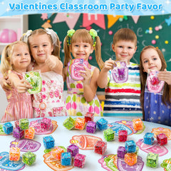 IJIGU Valentines drink-themed cards pair with squeeze balls for exchanges.