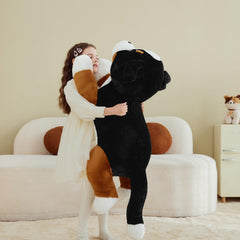 IKASA Giant Bernese Mountain Dog plush gift-ready presentation